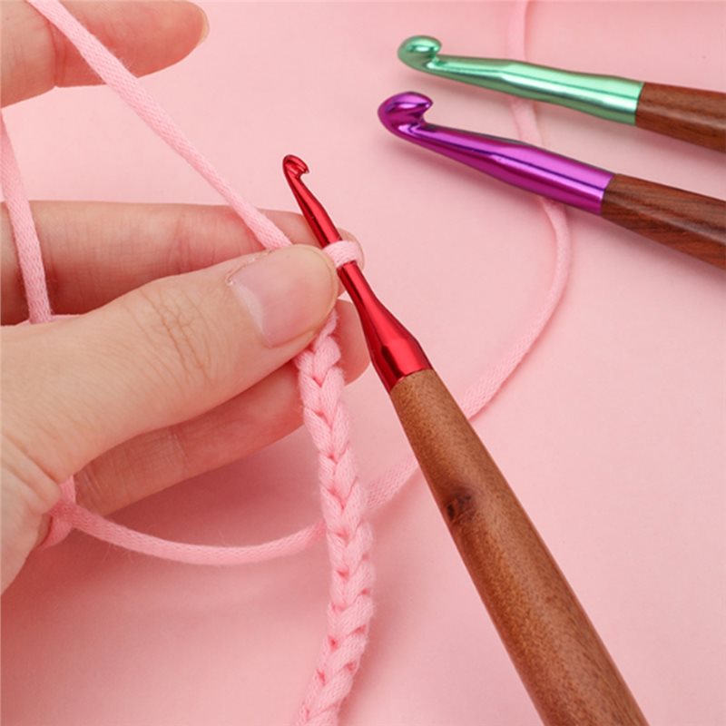 Ensemble de crochets à crochet - Wooden Crochet Hooks Ergonomic Handle avis et prix