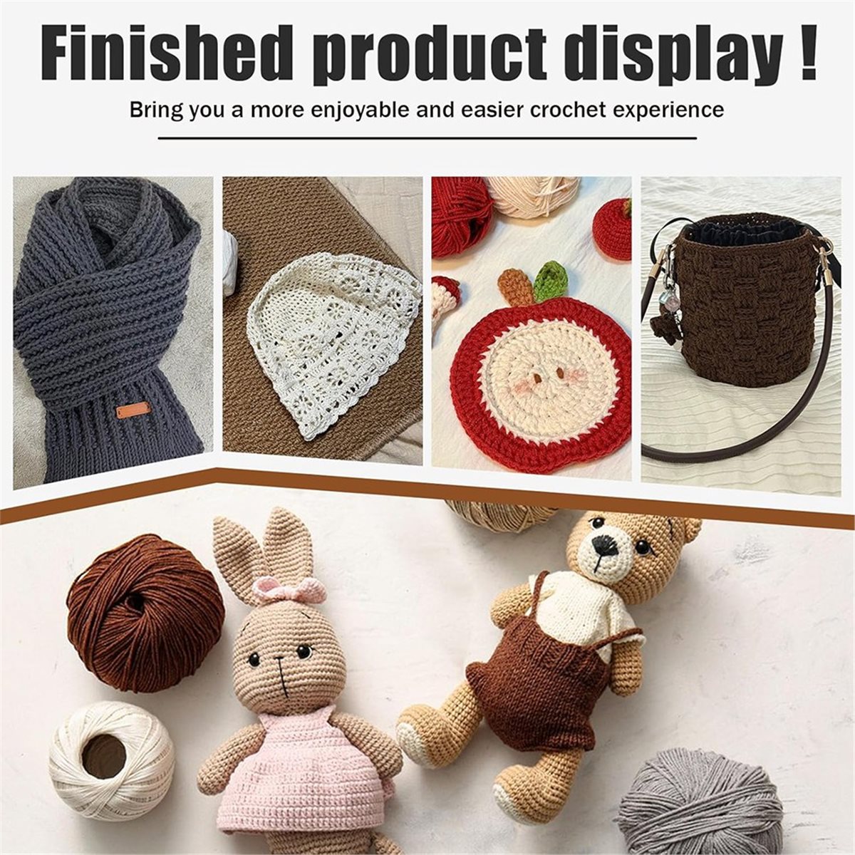 Nouvel ensemble de crochets er - Wooden Crochet Hooks Ergonomic Handle avis et prix