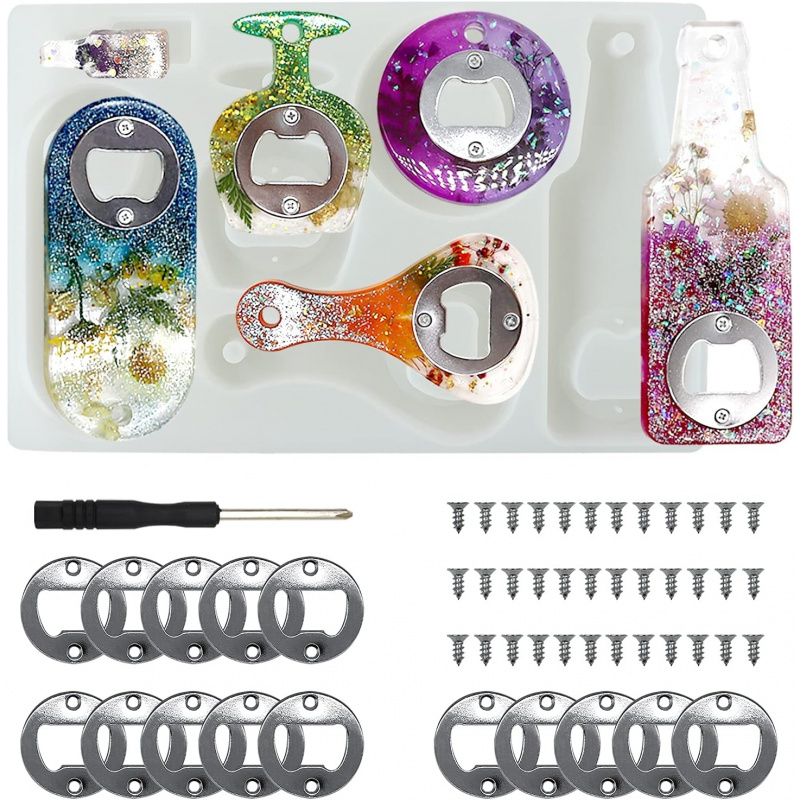 Moule en résine pour ouvre-bou - Silicone Epoxy Resin Molds Set avis et prix