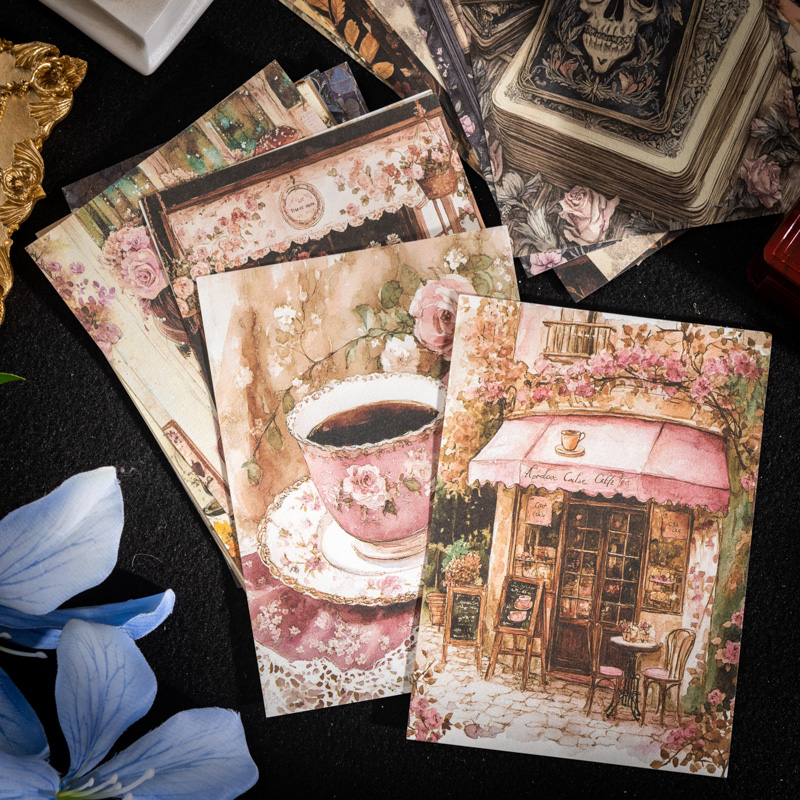 JIANQI 100 pièces rétro fait à - Vintage Junk Journal Scrapbooking Paper avis et prix