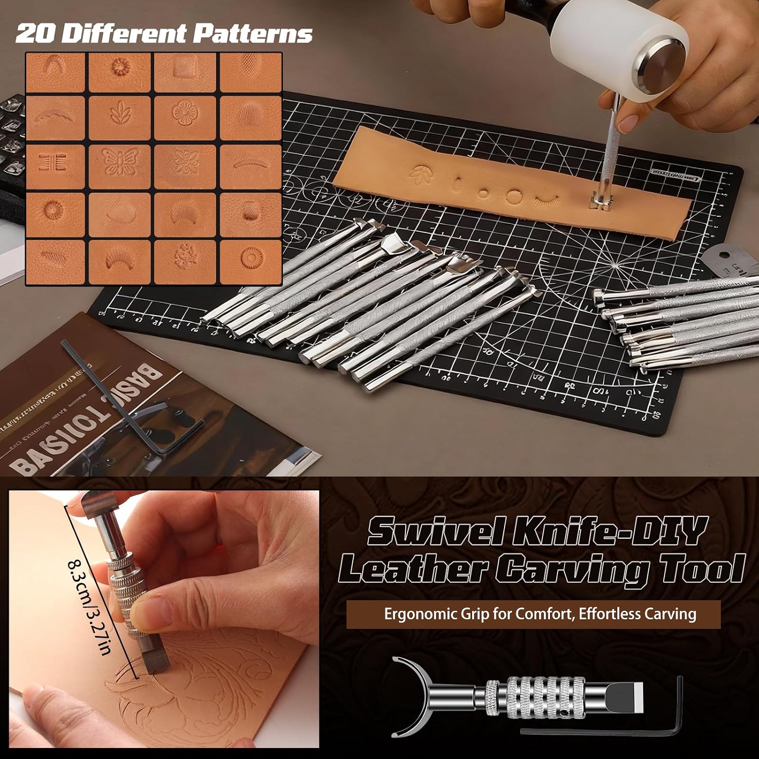 Kit de travail du cuir, outils - Sewing avis et prix